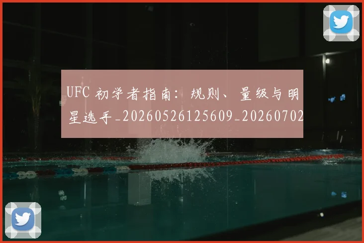 UFC 初学者指南：规则、量级与明星选手_20260526125609_20260702195558
