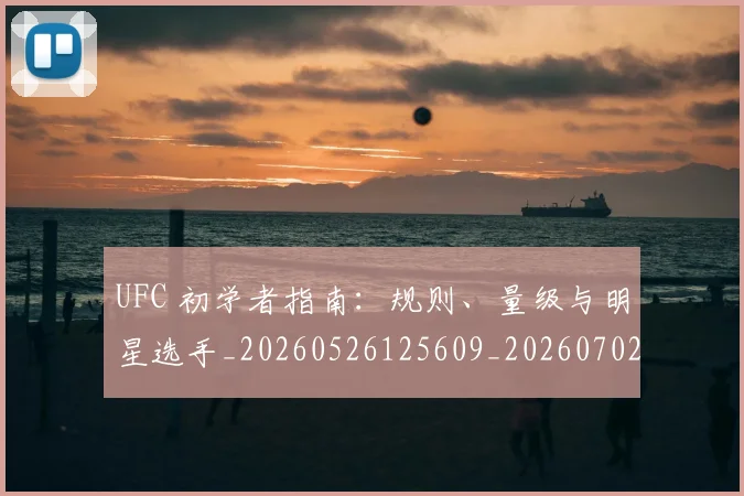 UFC 初学者指南：规则、量级与明星选手_20260526125609_20260702195558